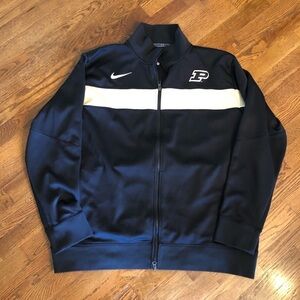 Nike Purdue team issued Black full zip Jacket